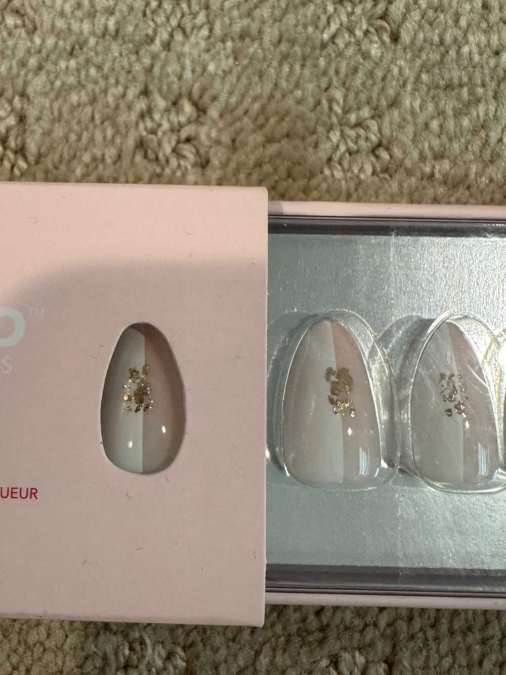 Kiara X-Press Pro Assorted Neutral Press-On Nail Set - Mixed Browns & Nude - Picture 2 of 6